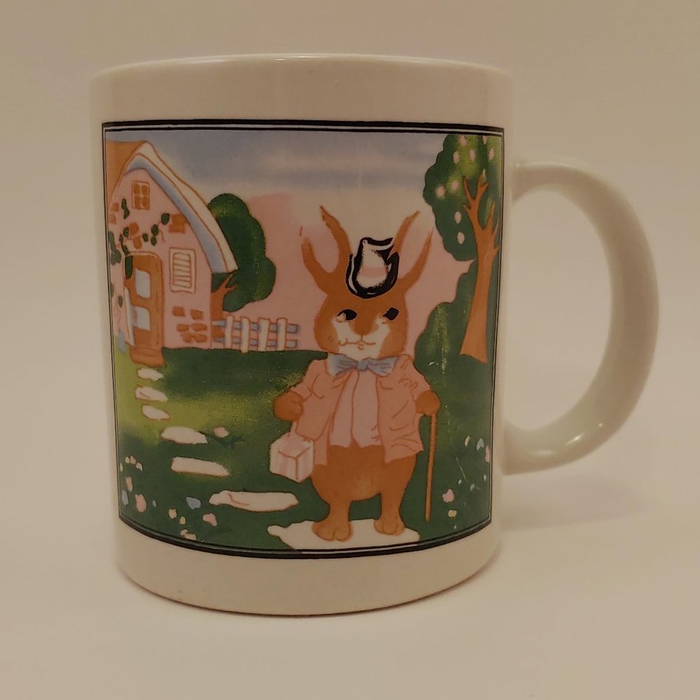 🛒3/$20 Vintage Bunny Coffee Mug